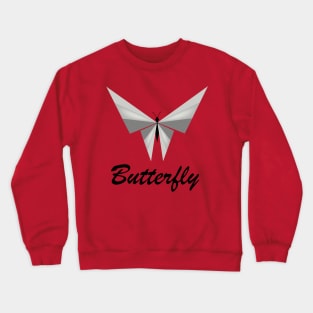 Silver butterfly Crewneck Sweatshirt